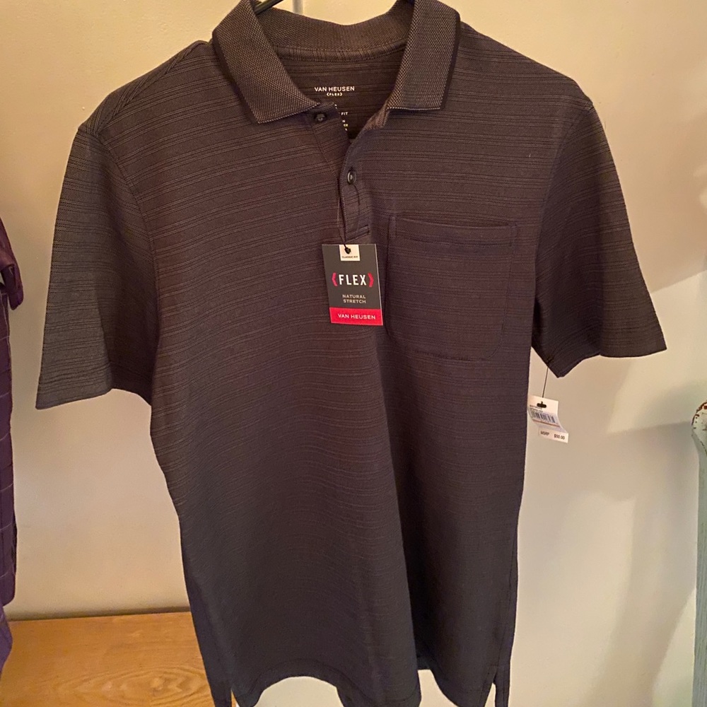 Van Heusen Men’s Striped Polo Shirt